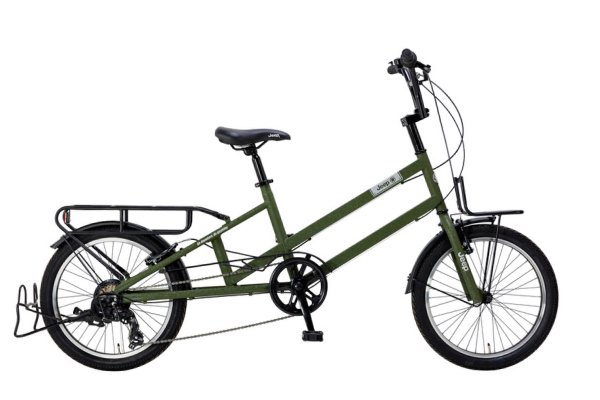 Jeep ジープ キッズバイク オリーブグリーン 前カゴ付き 自転車 22