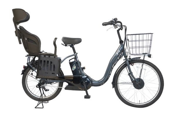 ヘッドレスト付チャイルドシート搭載TDH-408L PELTECH 子供乗せ自転車