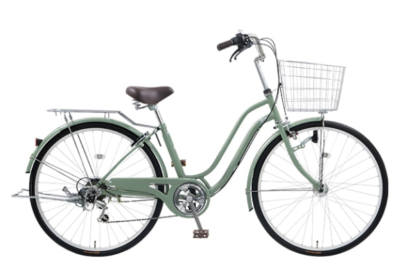 オリーブグリーン シティサイクル グリーン シティサイクル 26インチ