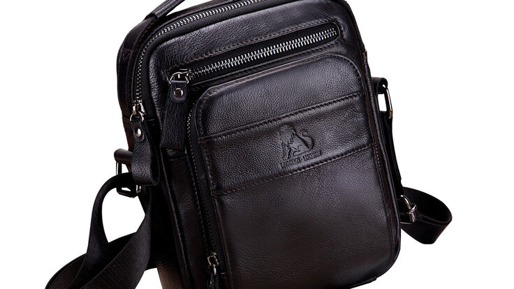 Whatna 2way 牛革 ミニショルダーバッグ メンズ ポシェット 人気型