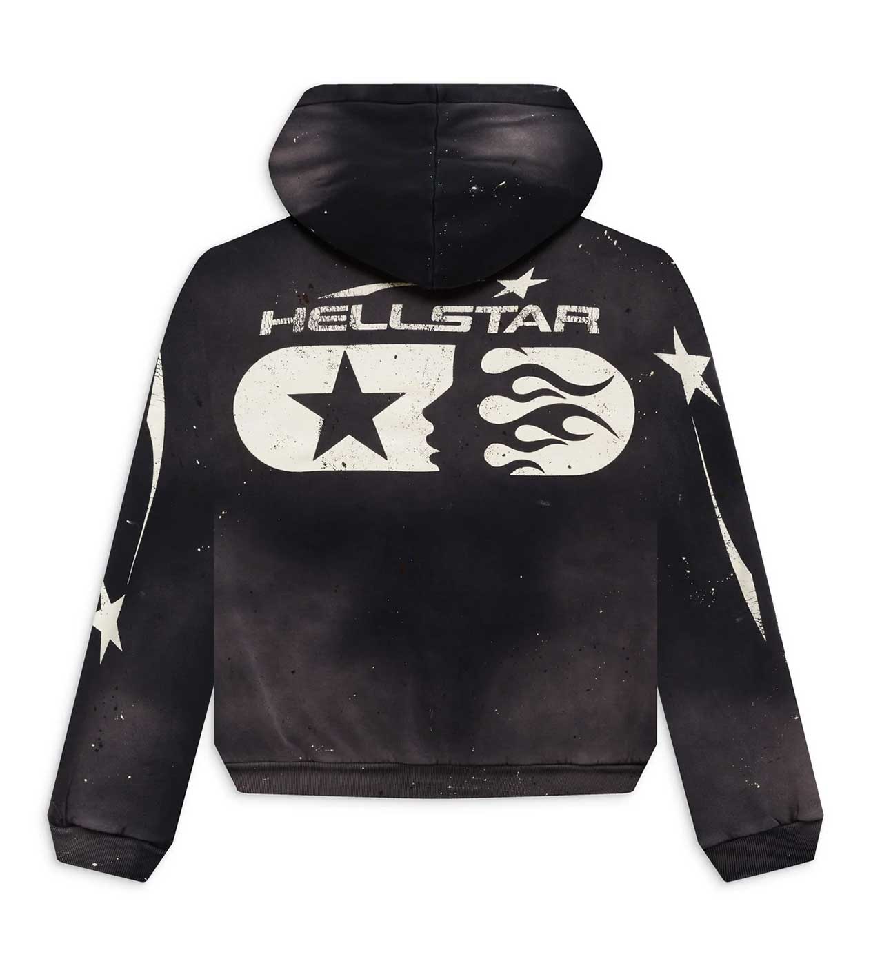 Hellstar Studios Zip Up Hoodie Black – Restock AR