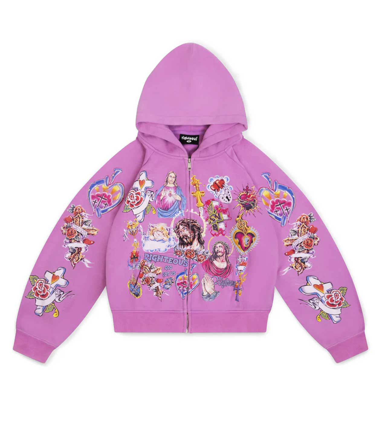 Righteous Risen King Zip Up Hoodie Blue – Restock AR