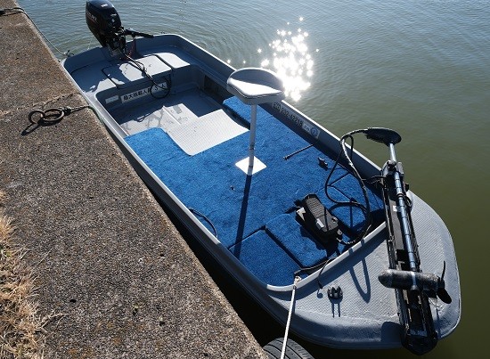 YAMAHA 13ft4スト8馬力_ハーツレンタル】茨城県-霞ヶ浦のバス釣り