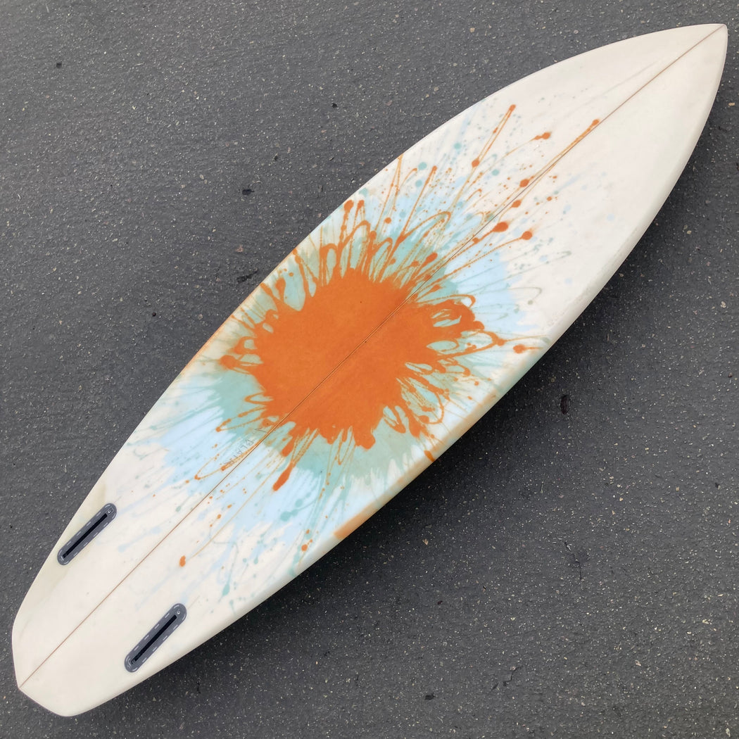 Used board of Tosh Tudor - THC Surfboards Twin Shaped By Joe Blair