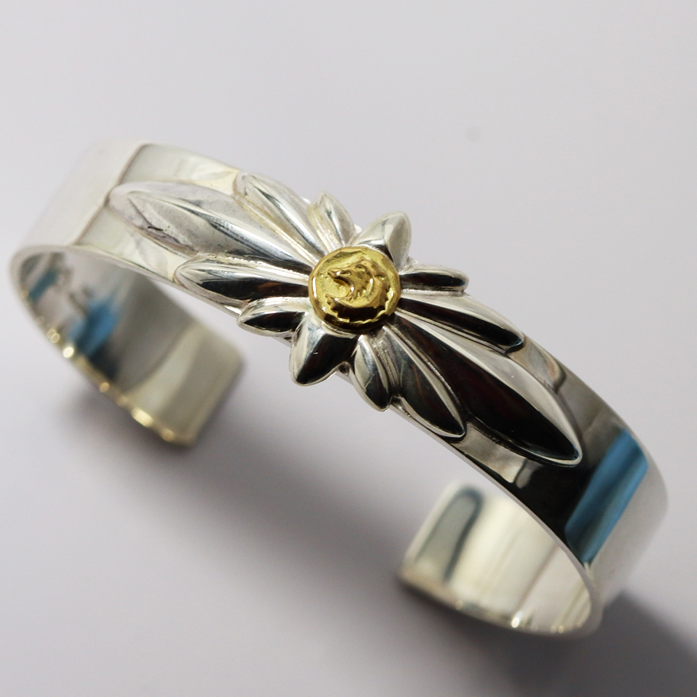 TADY&KINGリリーSV平打ちバングルK18ウルフ ALL ITEM TADY＆KING