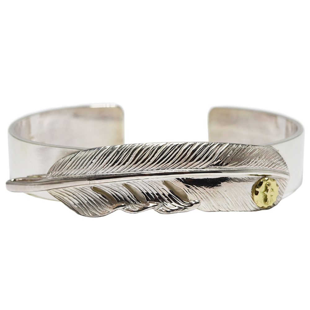 TADY&KING特大SVフェザー平打ちバングルK18イーグル ALL ITEM