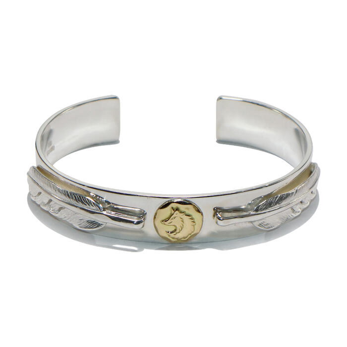 TADY&KING平打ちバングルK18ウルフ&ダブルSフェザー ALL ITEM