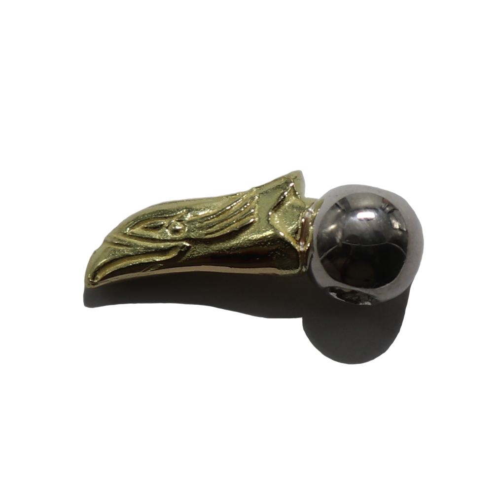 TADY&KING［ORDER ITEM］無垢ビーズSV 6mm×イーグルヘッドビーズK18 1