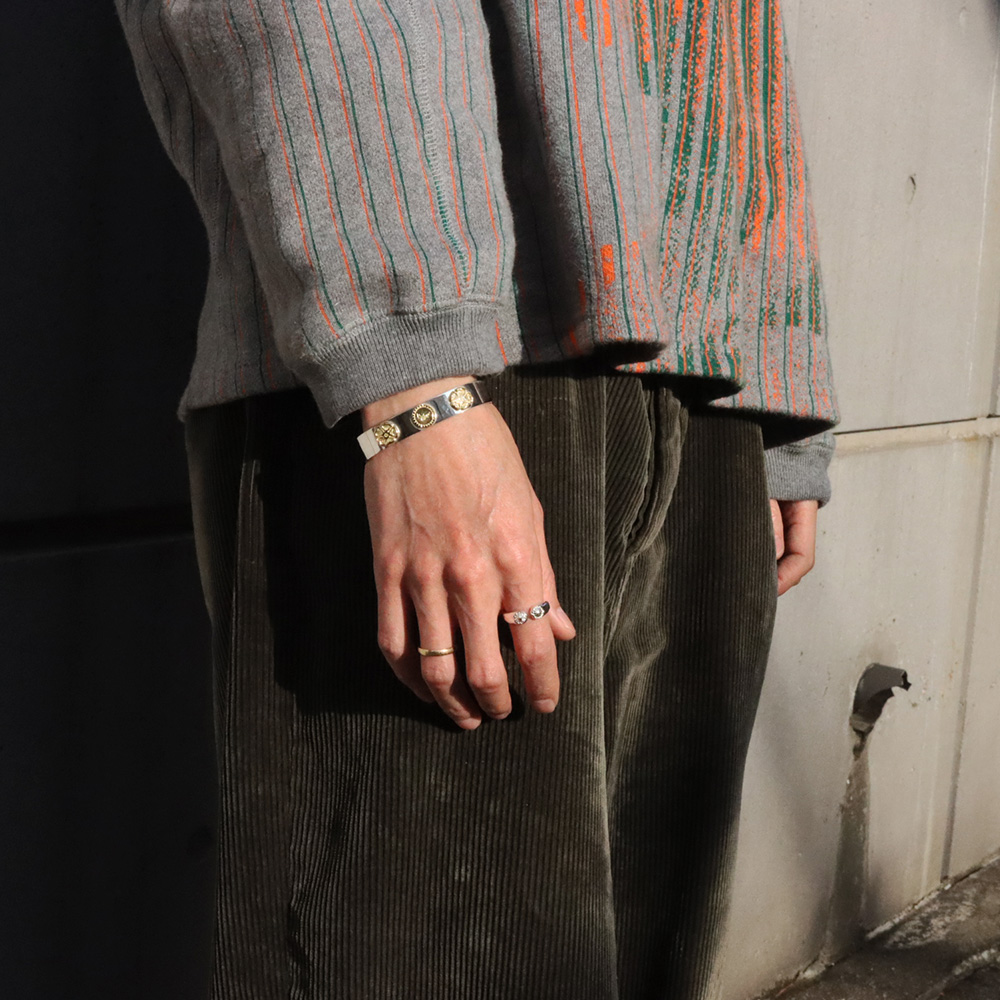 TADY&KING[ORDER ITEM]平打ちバングルK18イーグル&W K18ローズ 特注