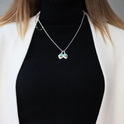 TADY&KINGハートリーフSV金縄ターコイズ ALL ITEM TADY＆KING ONLINE STORE