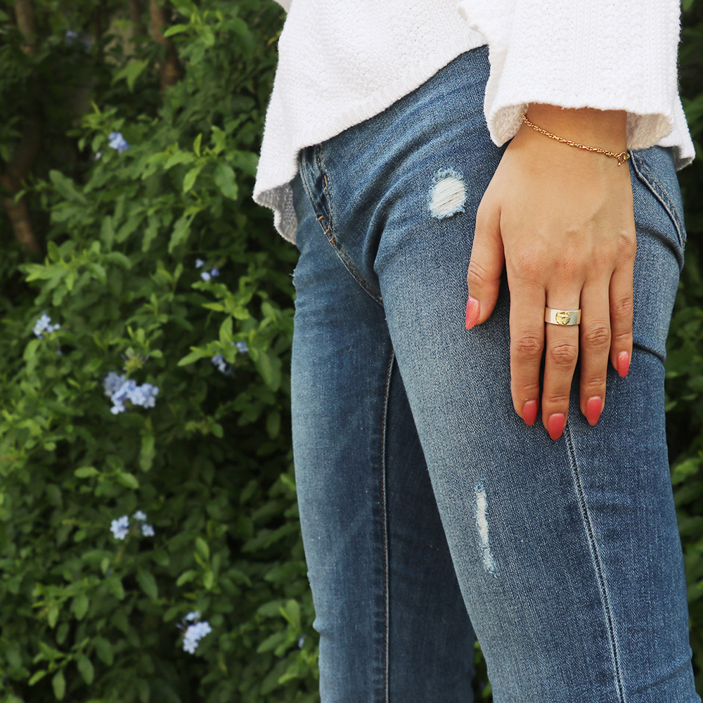 TADY&KING平打ちリングK18ロングホーン ALL ITEM TADY＆KING ONLINE STORE