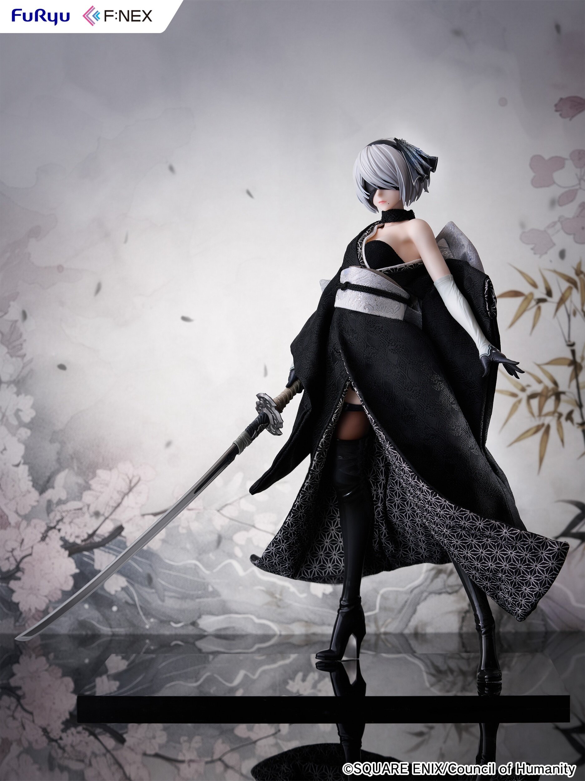 NieR: Automata Ver 1.1a 2B -Japanese Doll- 1/4 Scale Figure: F:NEX