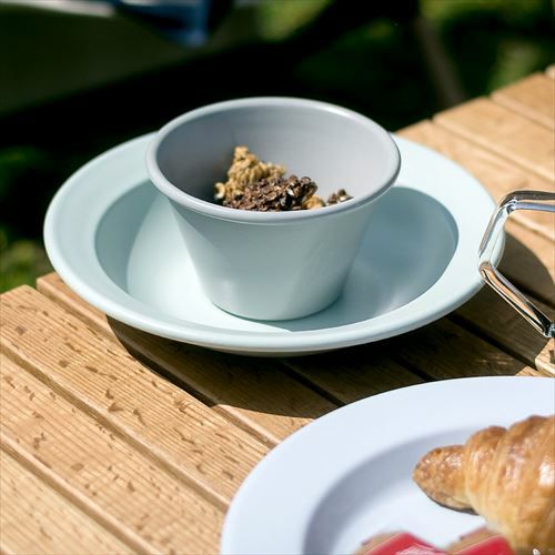 プレート ホーロー製 深皿 皿 径21.5cm 日本製 プラットチャンプ