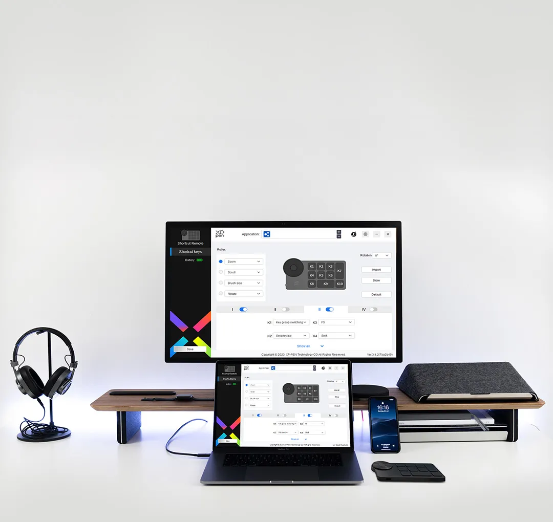 ack05 ショートカットリモート ワイヤレス接続 or 有線接続両方対応の