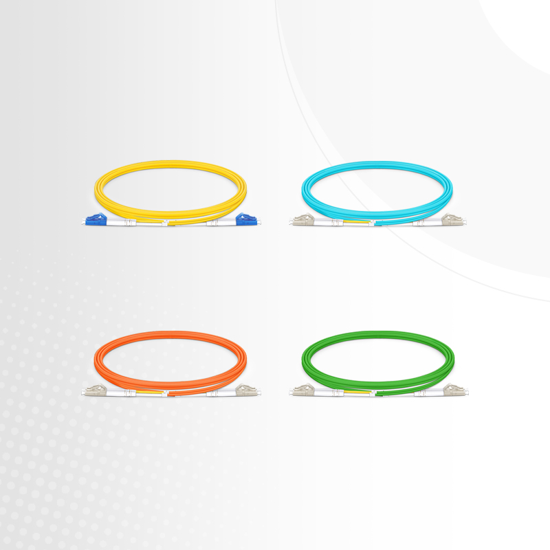 1m OM2マルチモードLC光パッチケーブル｜LC/UPC-LC/UPC光パッチコード