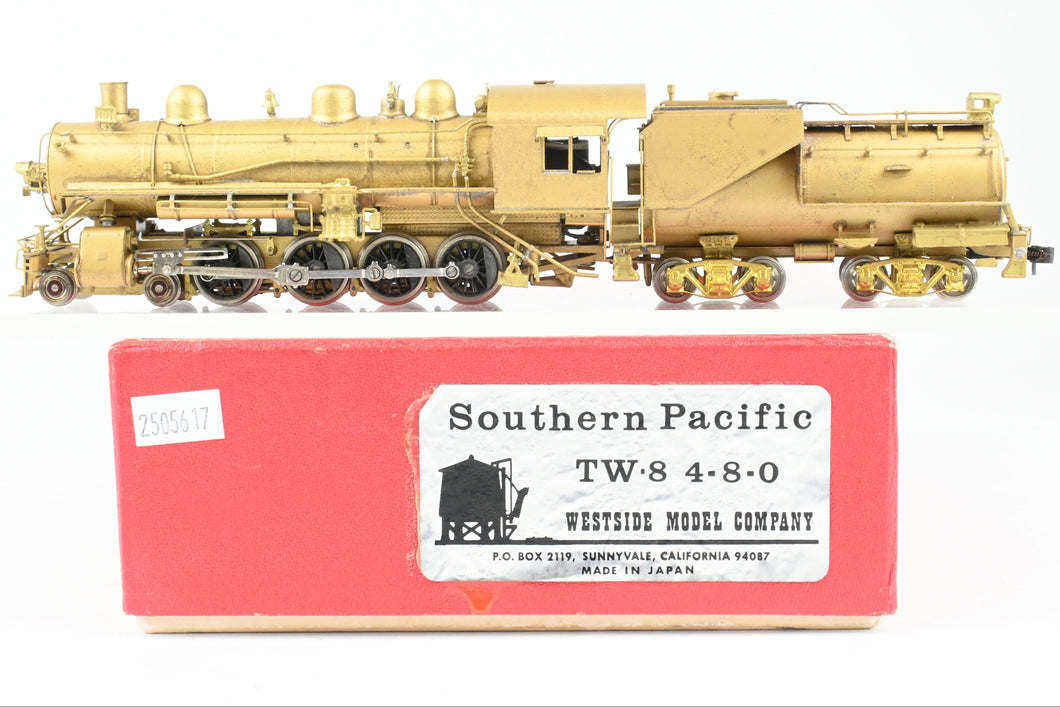 HO Brass Westside Model Co. SP - Southern Pacific Class TW-8 4-8-0