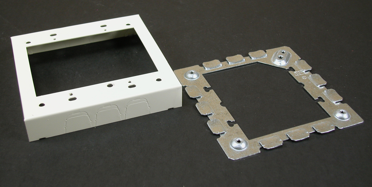 500/700 Two-Gang Flush Type Extension Adapter Fitting | Perimeter