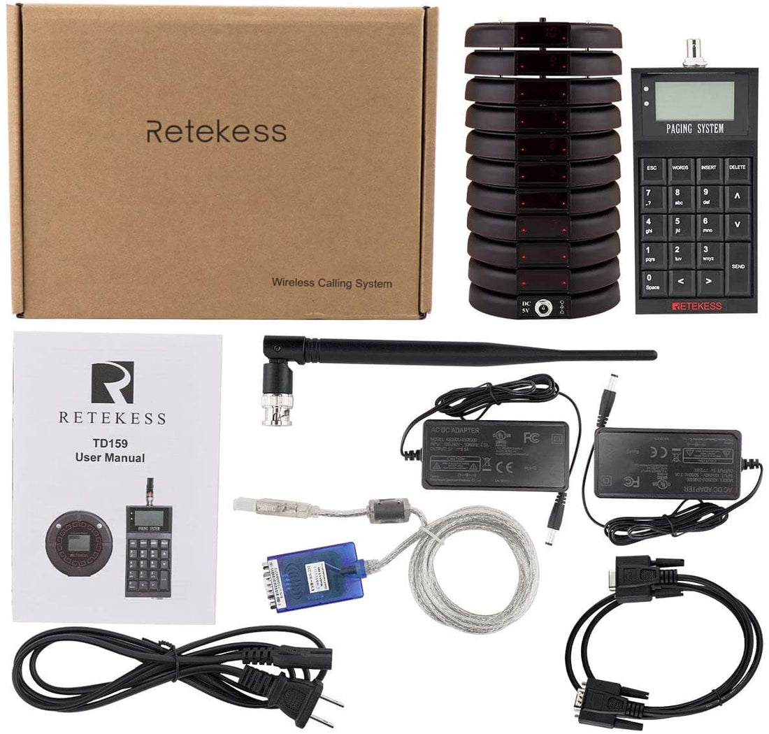 Retekess呼び出しベル ワイヤレスコーリングシステム ワイヤレス