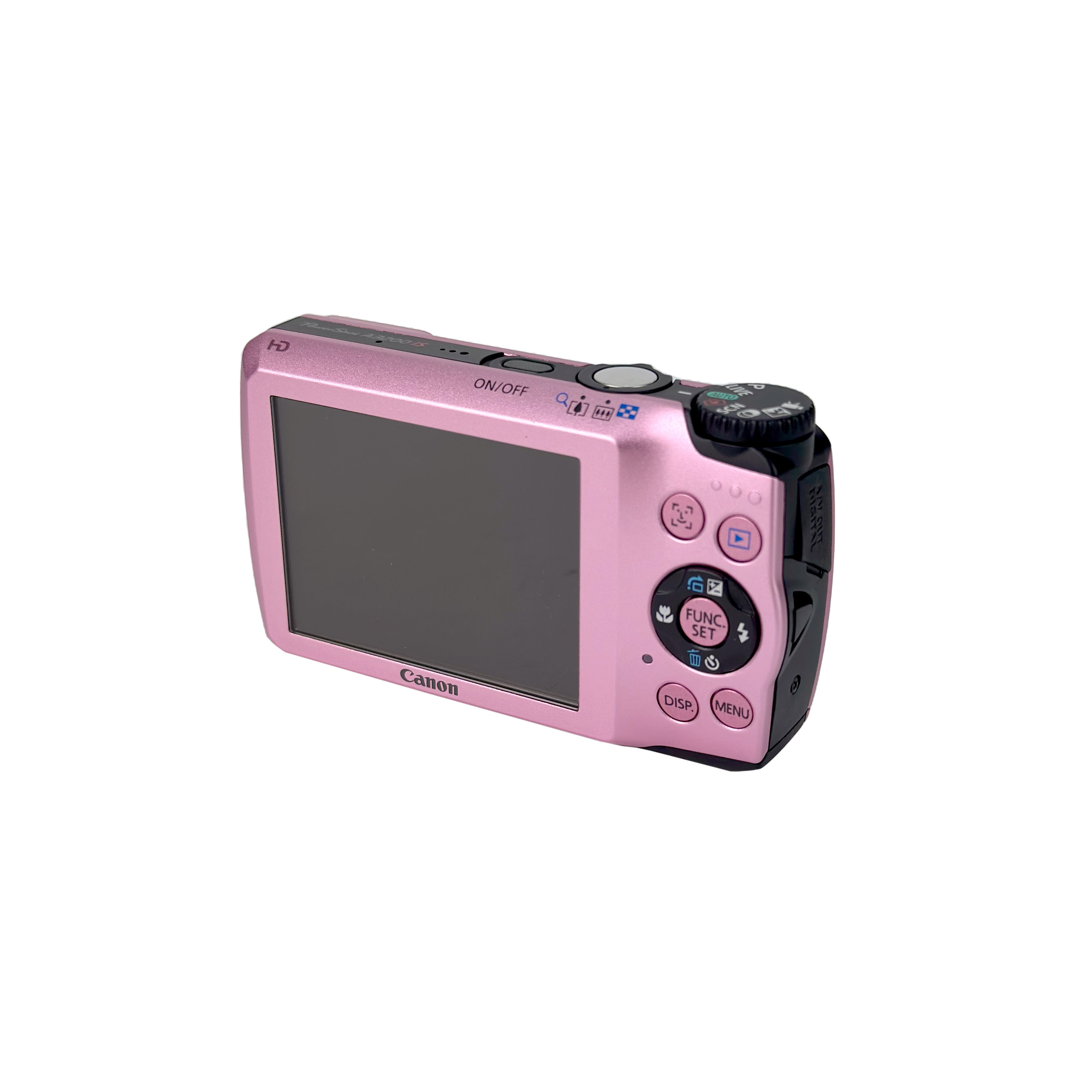 Canon Powershot A3200 IS Digital Compact - Pink – Retro Camera Shop