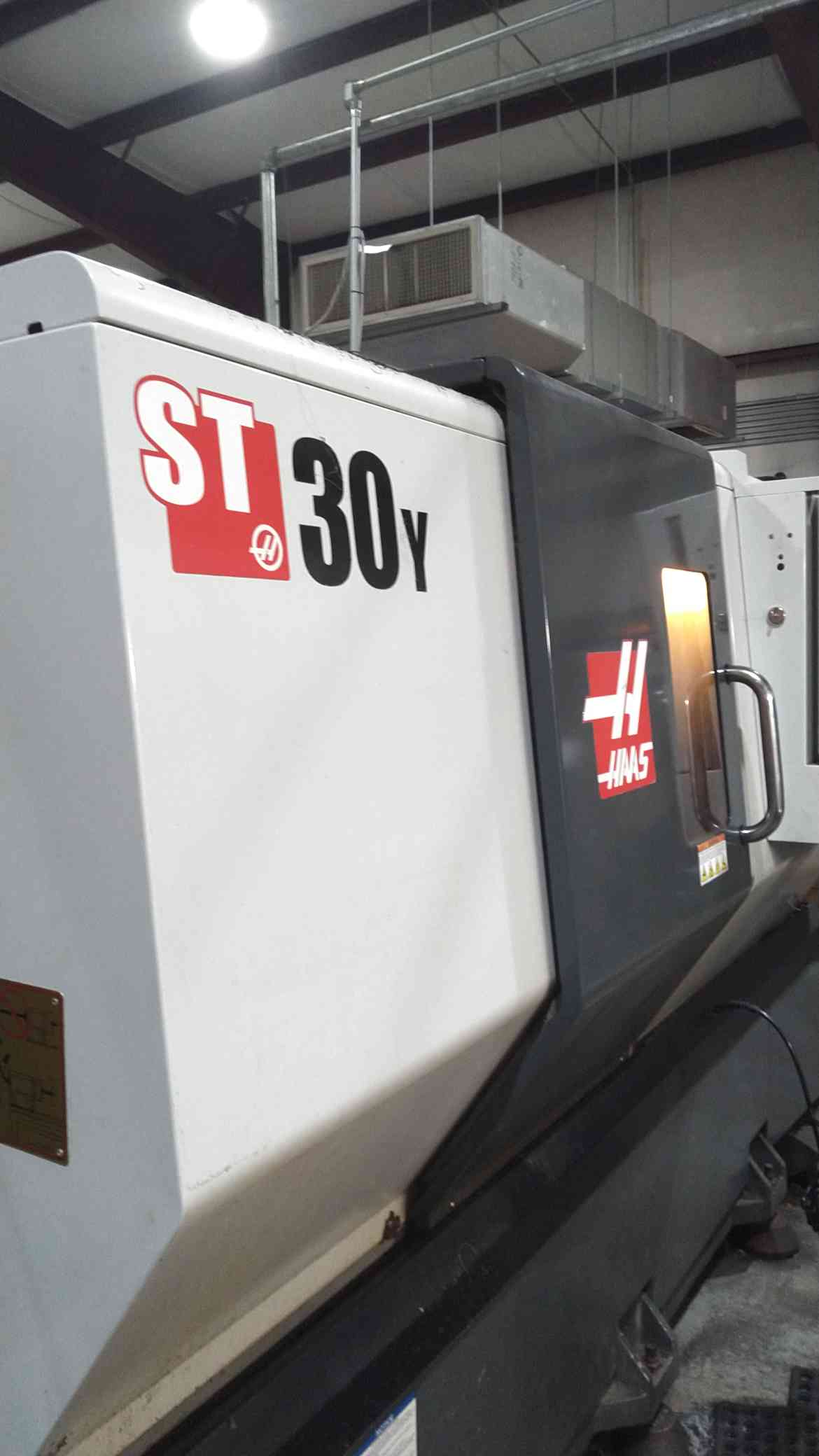 Haas ST-30Y CNC Lathe, 2011 - Big Bore, Live Tooling, TSC, Chip