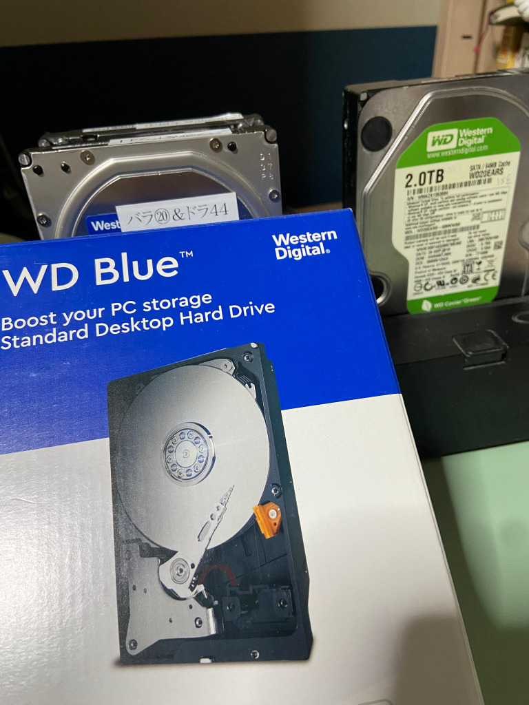 WD80EAAZ [3.5インチ内蔵HDD / 8TB 5640rpm 256MBキャッシュ WD Blue