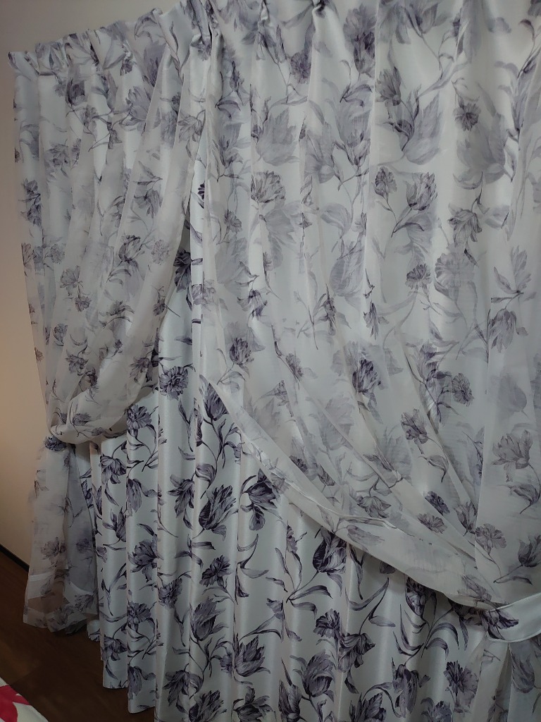 Francfranc（フランフラン） インテリア リリア 二重縫製カーテン