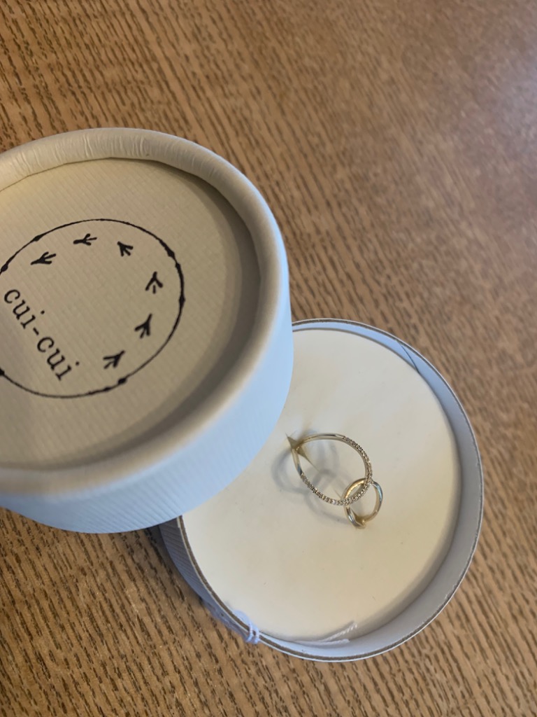 cui-cui（キュイキュイ） 指輪 リング ダイヤモンド ハグ リング