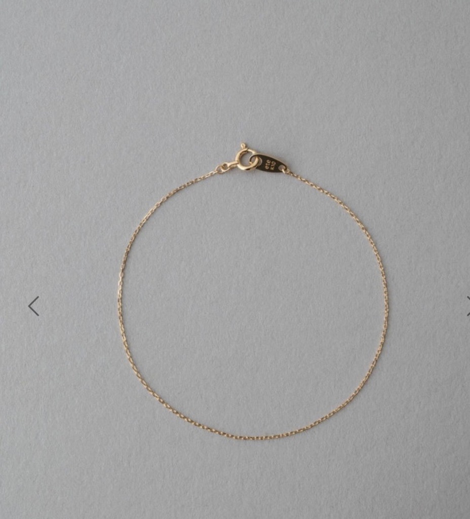 ete（エテ） ブレスレット 「レイヤード」 K10YG チェーン