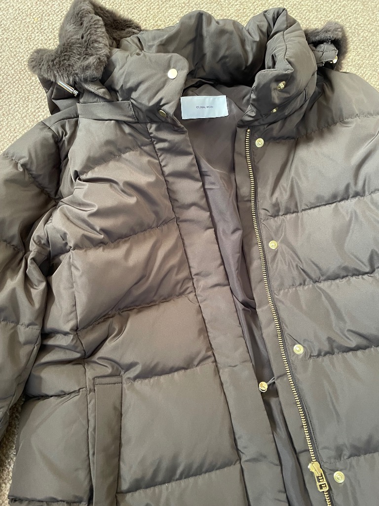 ダウンコート ダウンジャケット ウツクシルエット撥水ダウンコート