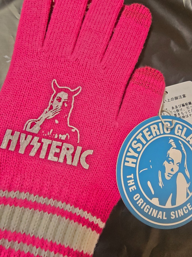 HYSTERIC GLAMOUR（ヒステリックグラマー） 手袋 SPEAK NO EVIL ニット