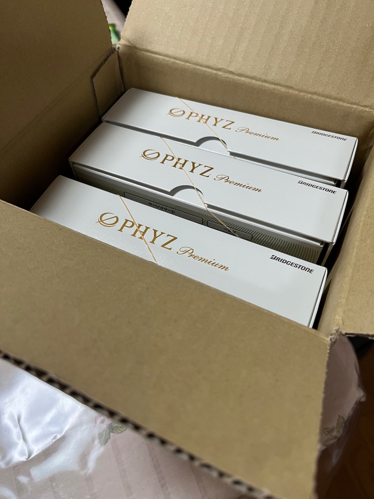 PHYZ （セール）ブリヂストン ファイズ プレミアム ボール ゴールド