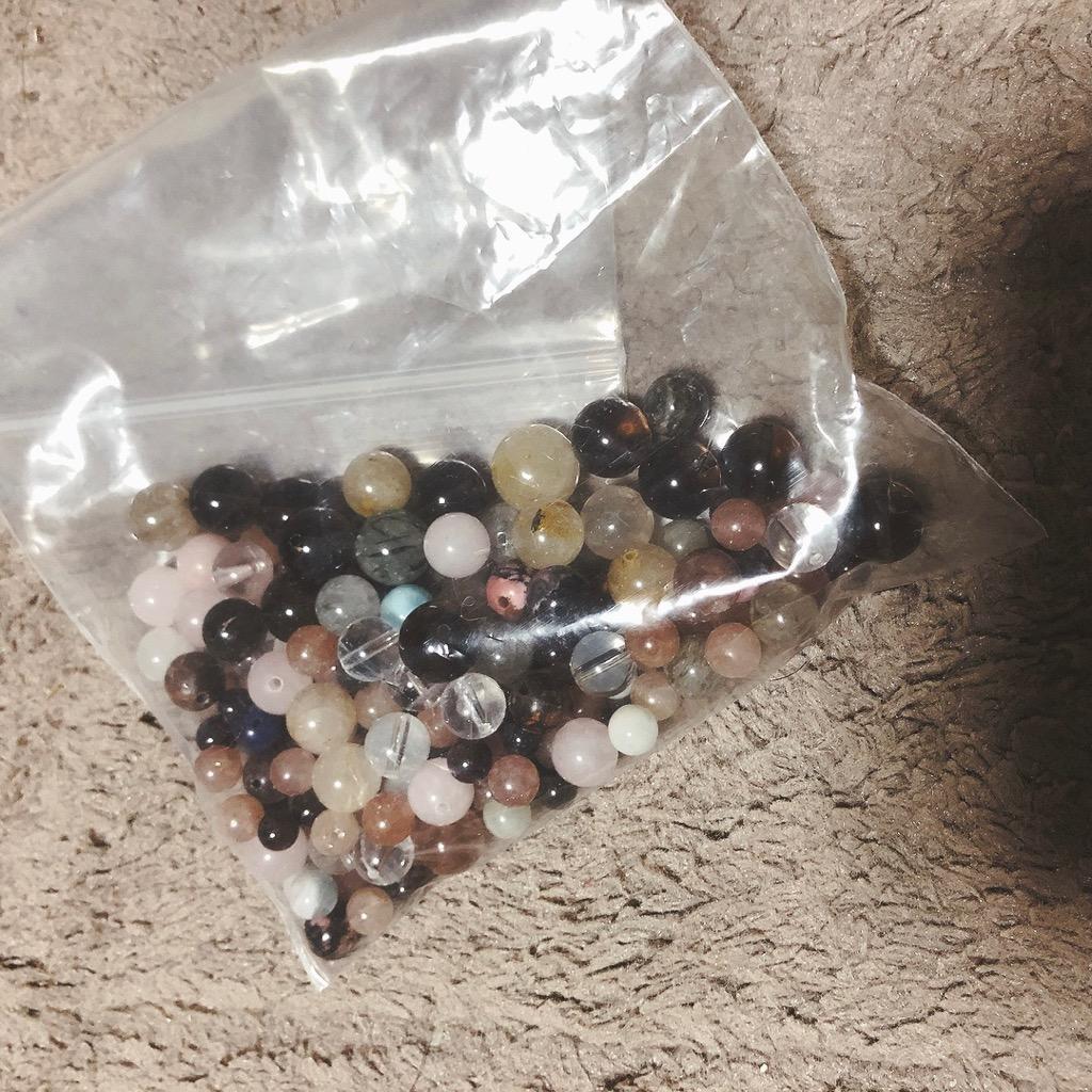 ≪福袋F≫ 福袋100g 5〜12mm 10種類以上 ラリマー クンツァイト アクア