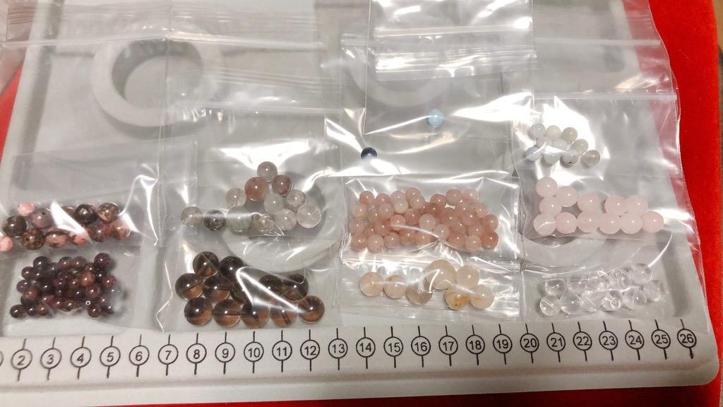 ≪福袋F≫ 福袋100g 5〜12mm 10種類以上 ラリマー クンツァイト アクア