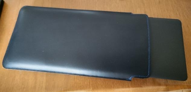 日本製 ポメラ用ケース 本革 (牛革) ( キングジム pomera DM250