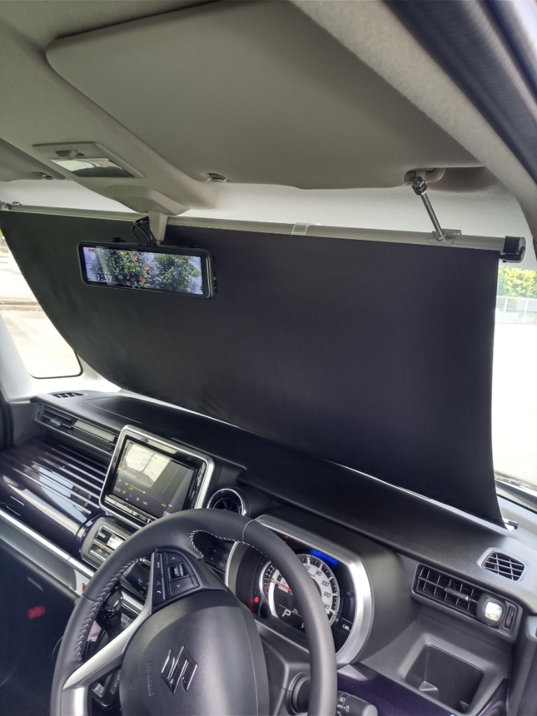 サンシェード 車 ロール式 シンシェード SS-1075 ハリアー シエンタ