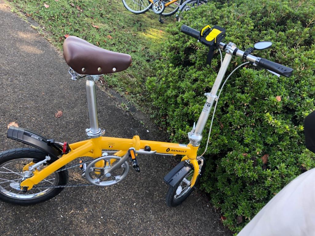 ルノー（RENAULT） 8.3kg！軽量アルミ折りたたみ自転車 14インチ 安定