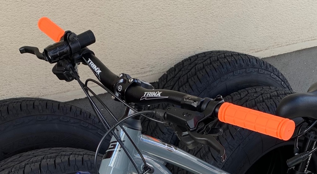 ハンドルバー ライザーバー 31.8mm MTB ファットバイク ハンドル オフ