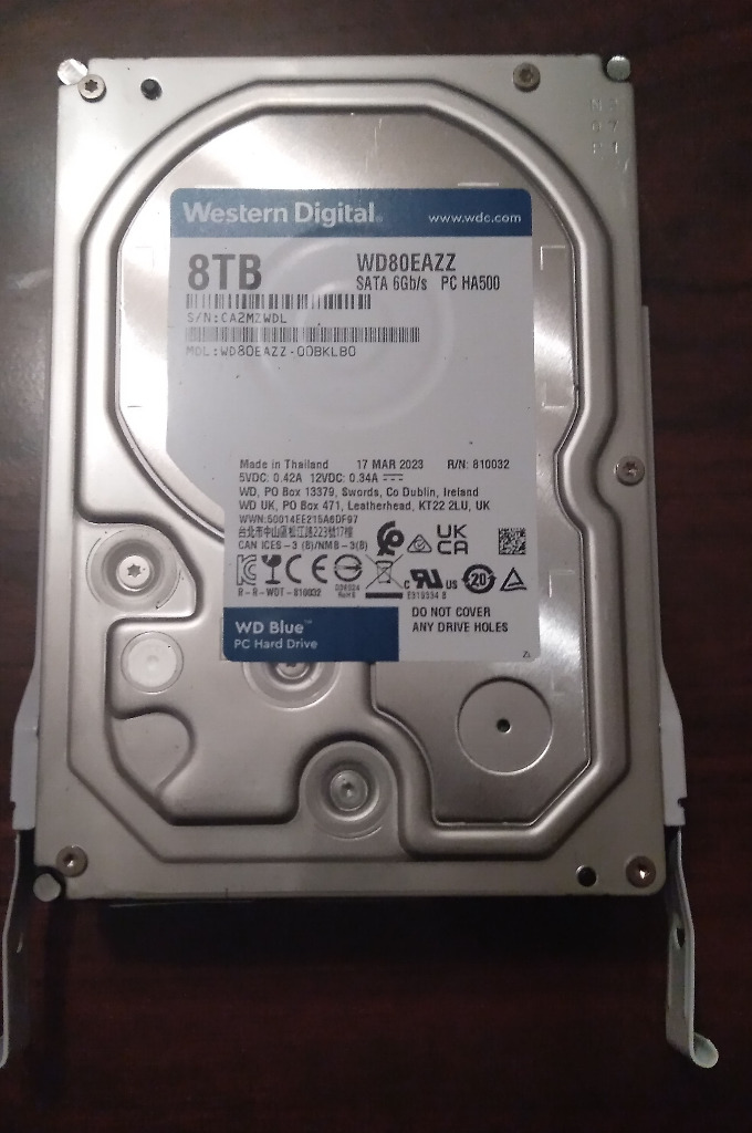 Western Digital WD80EAZZ ［WD Blue 8TB］ WD Blue 内蔵型