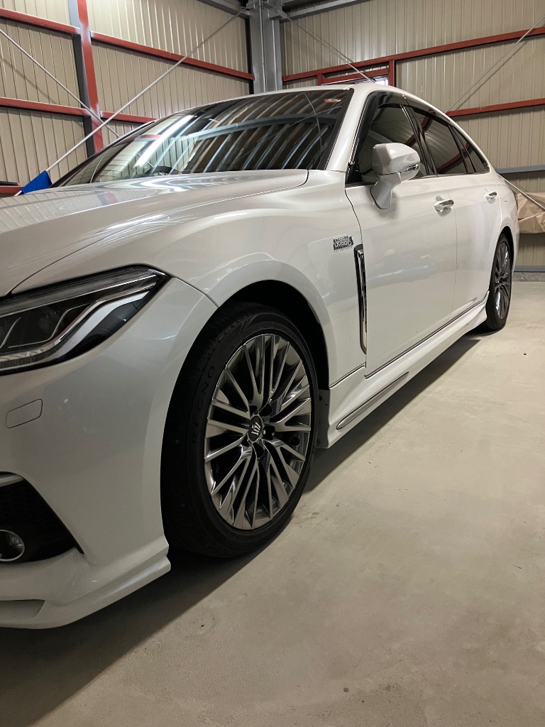 クラウン 220系 ハイブリッド 20系 サイド メッキ フェンダー