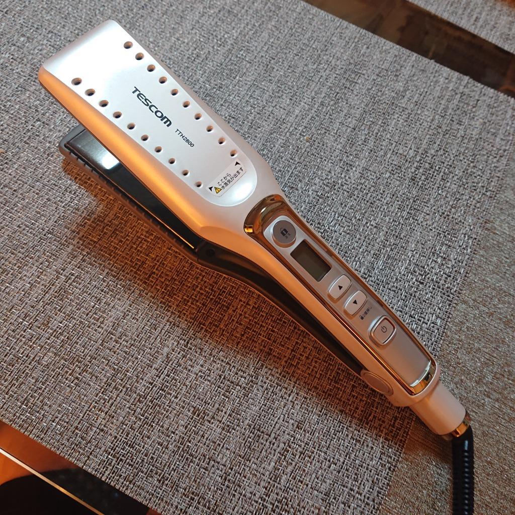 テスコム マイナスイオン ヘアーアイロン TTH2800-N （ゴールド） ヘア