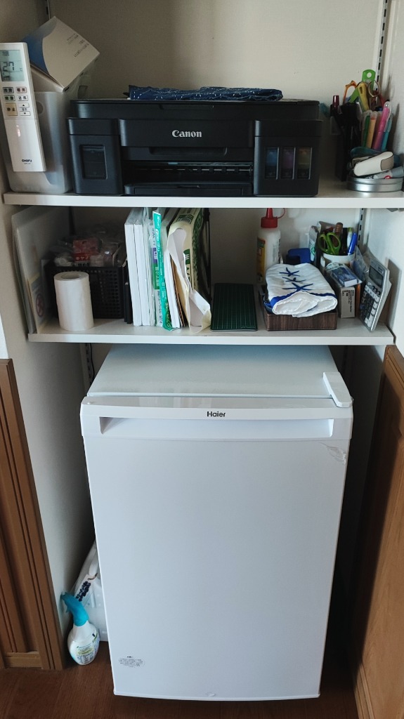 コメリオリジナル ハイアール 82L前開き冷凍庫 JF−KMU8A