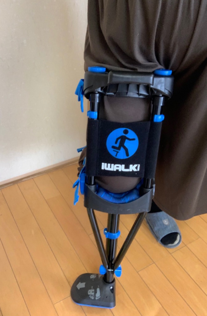 アイウォークフリー iWALKFree 3.0 ハンズフリー 松葉杖 1本 アルミ