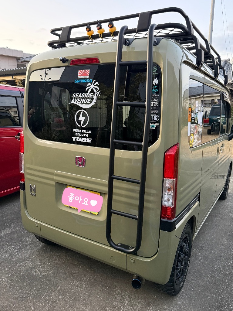 N-VAN Nバン JJ1 JJ2 カスタム パーツ リアラダー ラダー スチール製