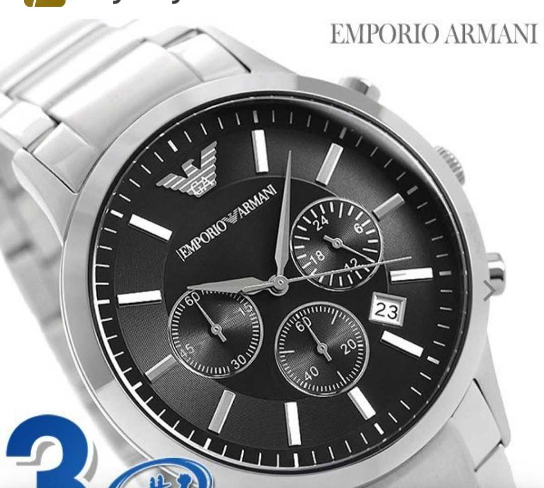 EMPORIO ARMANI エンポリオアルマーニ 時計 メンズ クロノグラフ