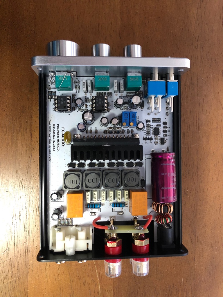 FX AUDIO FX-AUDIO- FX-2020A+ CUSTOM [シルバー]TRIPATH製TA2020-020