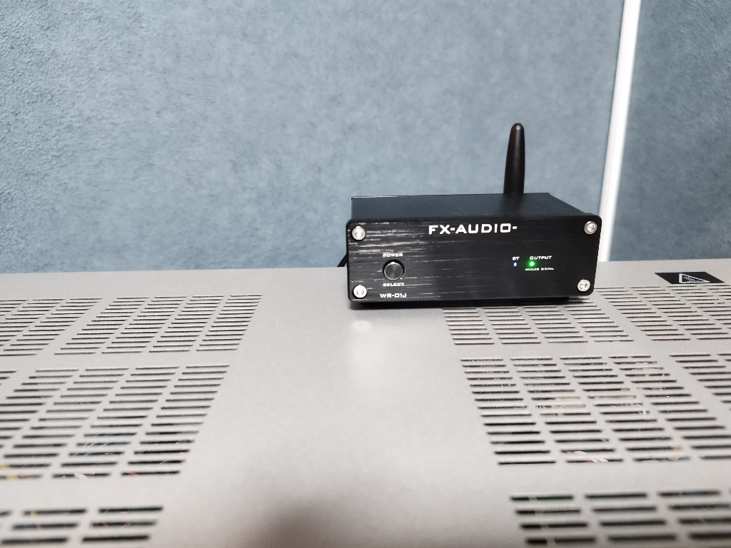 FX-AUDIO- WR-01J[ブラック]高音質 低遅延 Bluetooth レシーバー 光