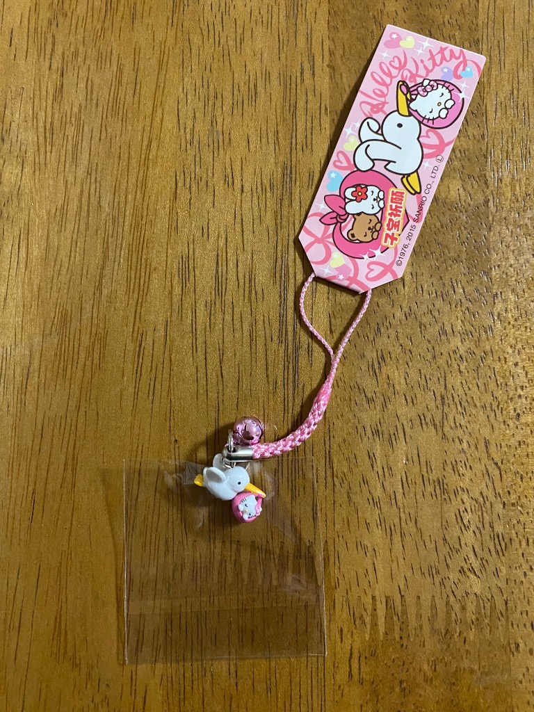 sanrio（サンリオ） ハローキティ こうのとりキティ オリジナル根付け