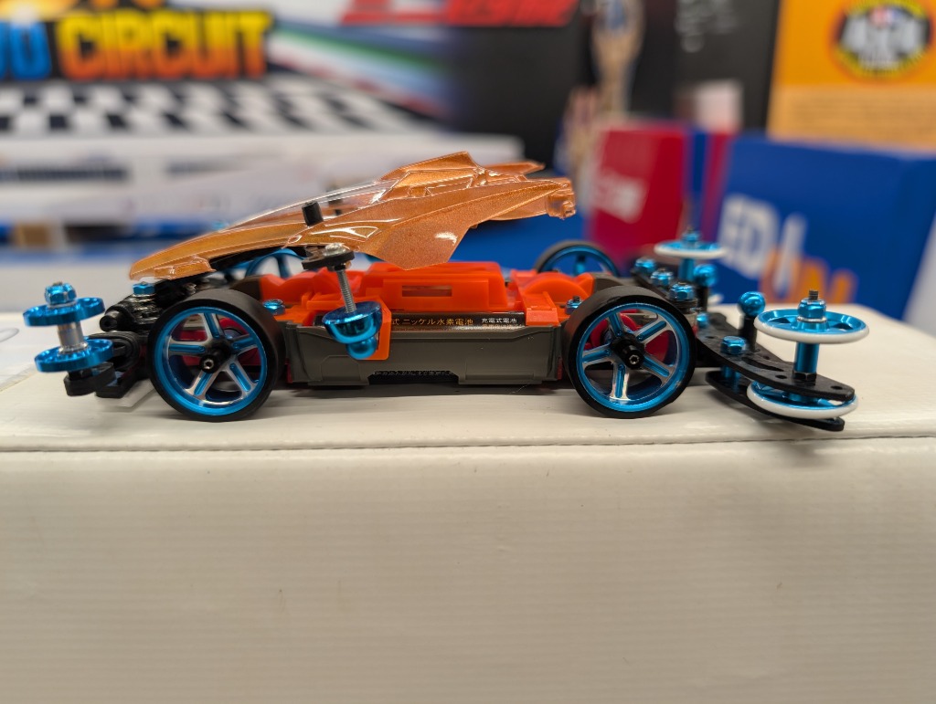 ミニ四駆 MS軽量センターシャーシ ブラック 黒 バラ売り : おもちゃの