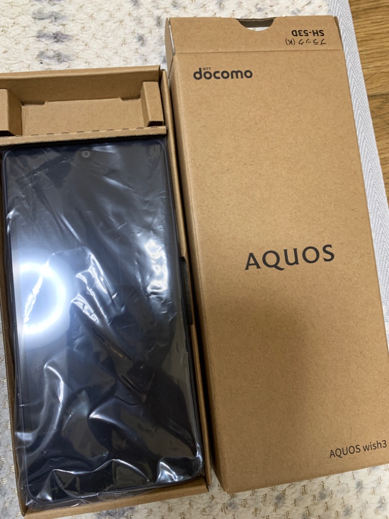 AQUOS wish 【あすつく、土日、祝日発送、店舗受取可】新品未使用品【S