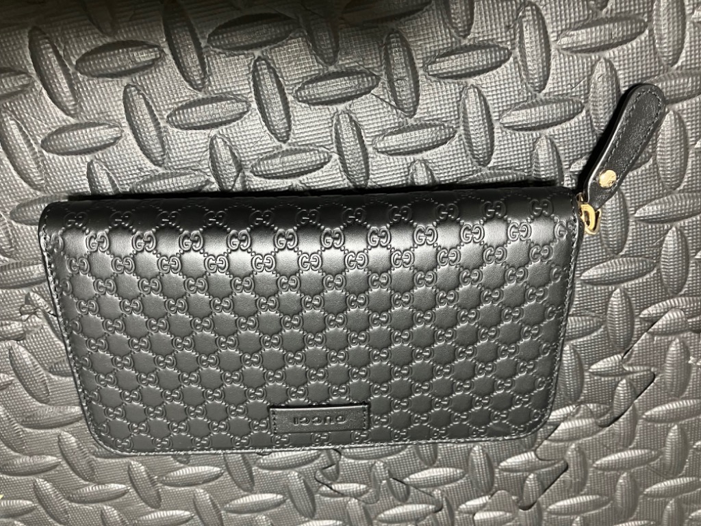 GUCCI（グッチ） 新品 長財布 ブラック 449391 BMJ1G 1000 マイクロ